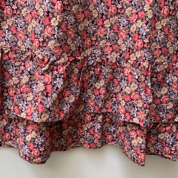 Vintage M&S St Michael Maxi Skirt fits UK 12 Ditzy floral - Picture 2 of 12